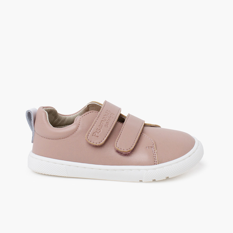 Sneakers barefoot colorate doppia banda a strappo Nude