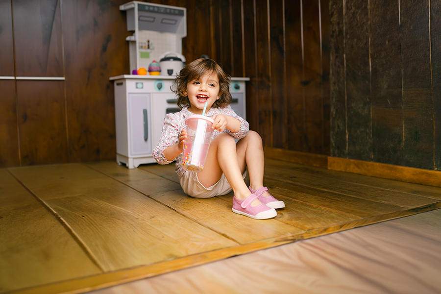 Ballerine con cinturino barefoot in tela lavata