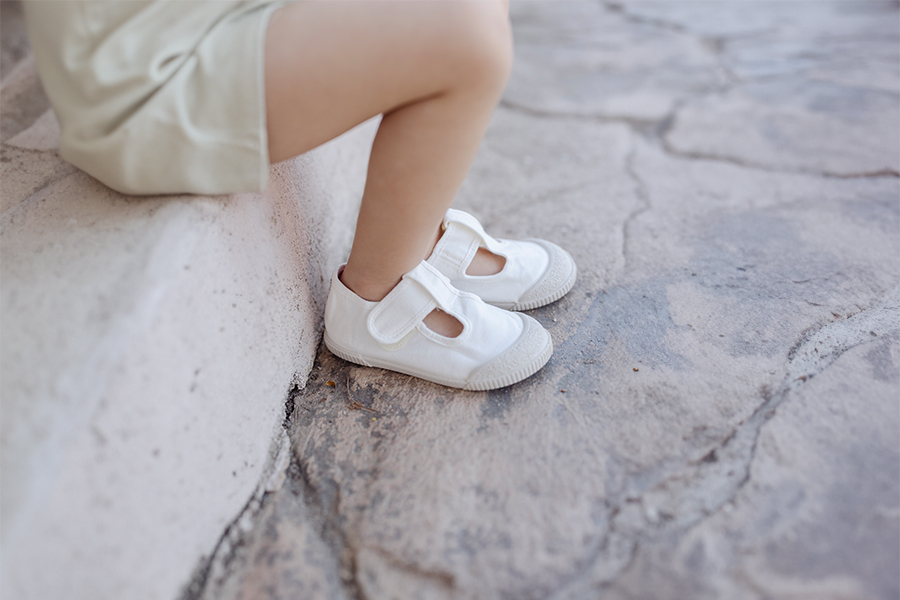 Scarpe occhio di bue barefoot in tela lavata