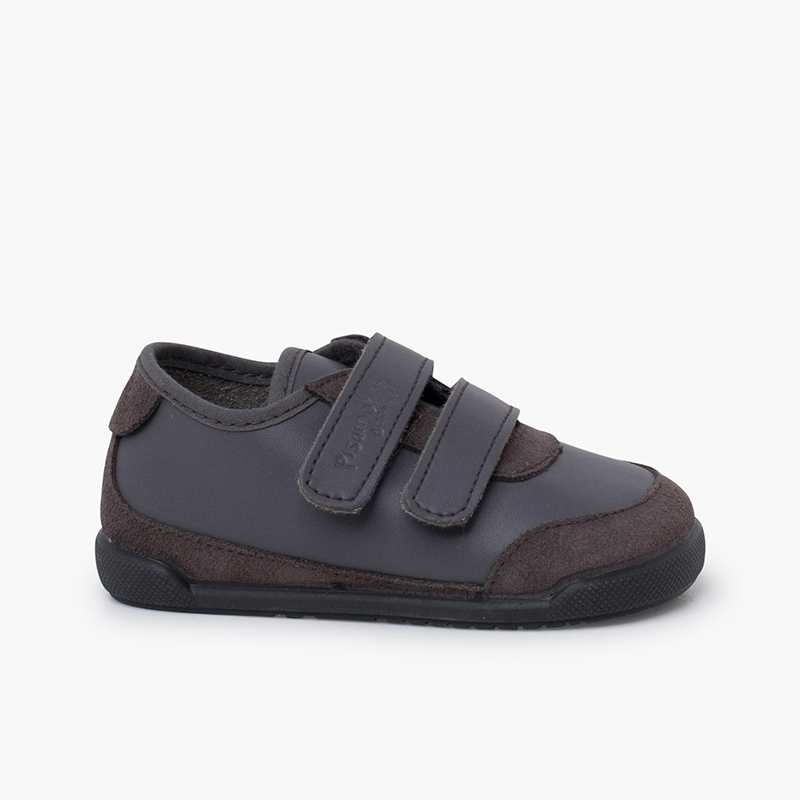 Sneakers barefoot combinate Grigio