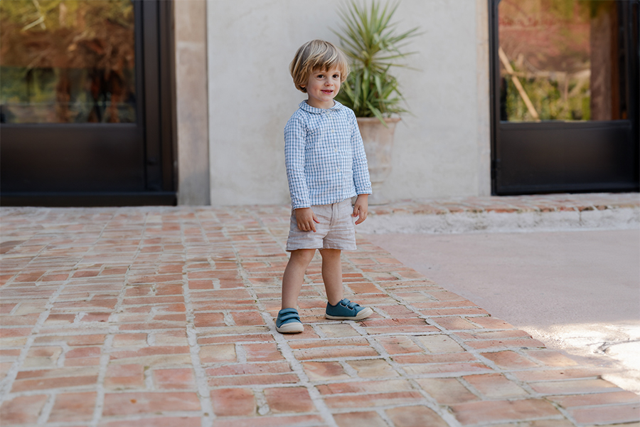 Sneakers tela barefoot punta gomma