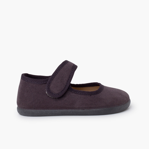 Ballerine con cinturino barefoot serratex chiusura strappo Grigio