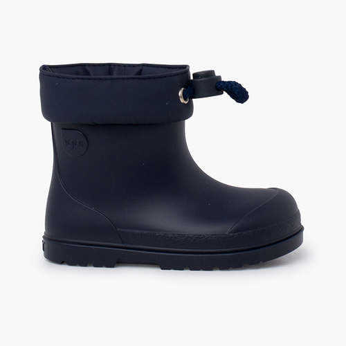Stivali da pioggia barefoot cordino regolabile Blu