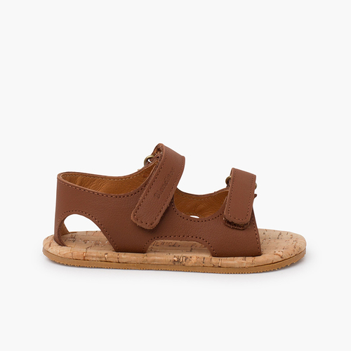 Sandali bambino suola sughero Blanditos Cuoio