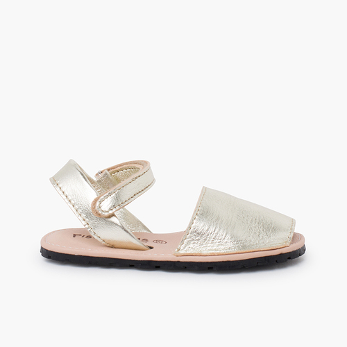Sandali avarcas metallizzate morbide suola flessibile Oro
