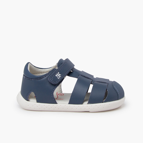 Sandali morbidi Garvalín granchio Blu jeans