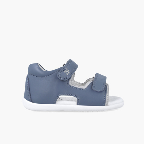 Sandali unisex Garvalin doppia chiusura a strappo Blu petrolio