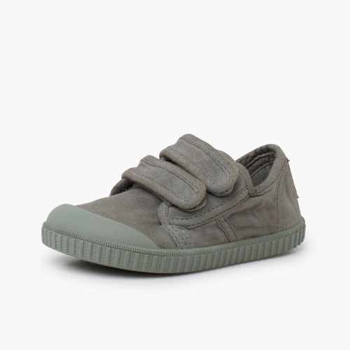 Sneakers tela barefoot suola colorata verde hoja