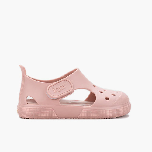 Zoccoli ragnetti gomma bambini Rosa Pastello