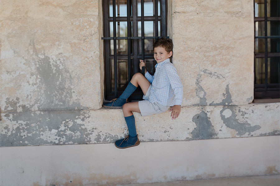 Stivaletti bambino barefoot lacci tallone pelle