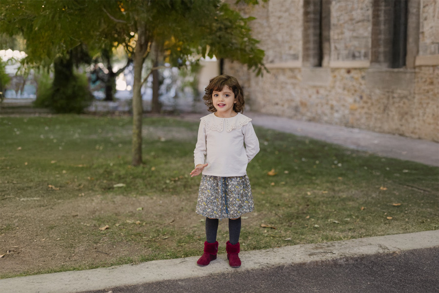 Stivali bambina collo pelliccia suola sottile