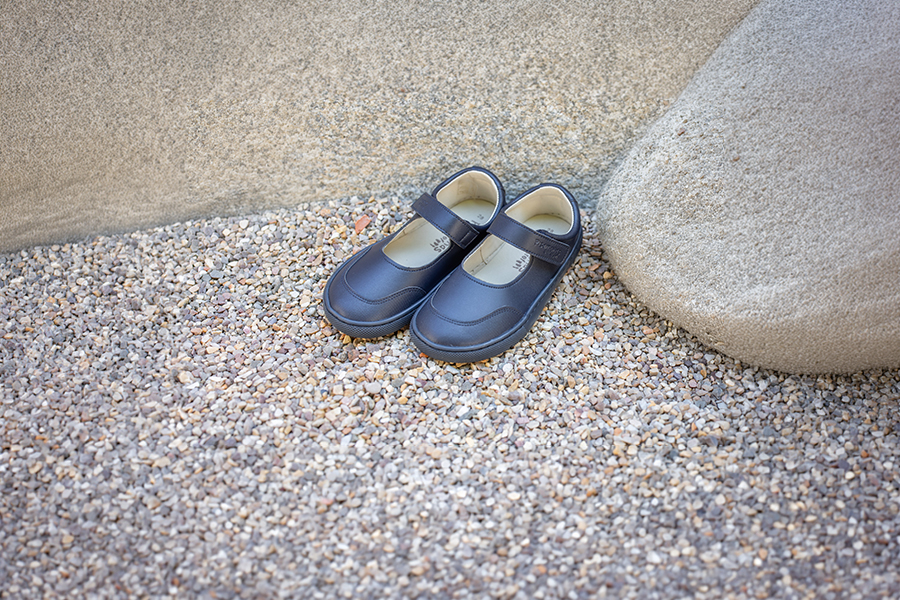 Scarpe scuola Barefoot Chiusura a Strappo Bambina