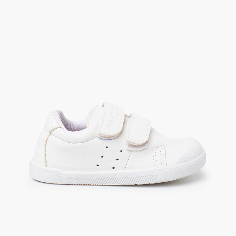 Sneakers sport barefoot scolastiche bambini Bianco