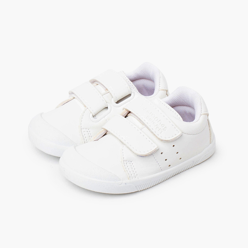 Sneakers sport barefoot scolastiche bambini Bianco