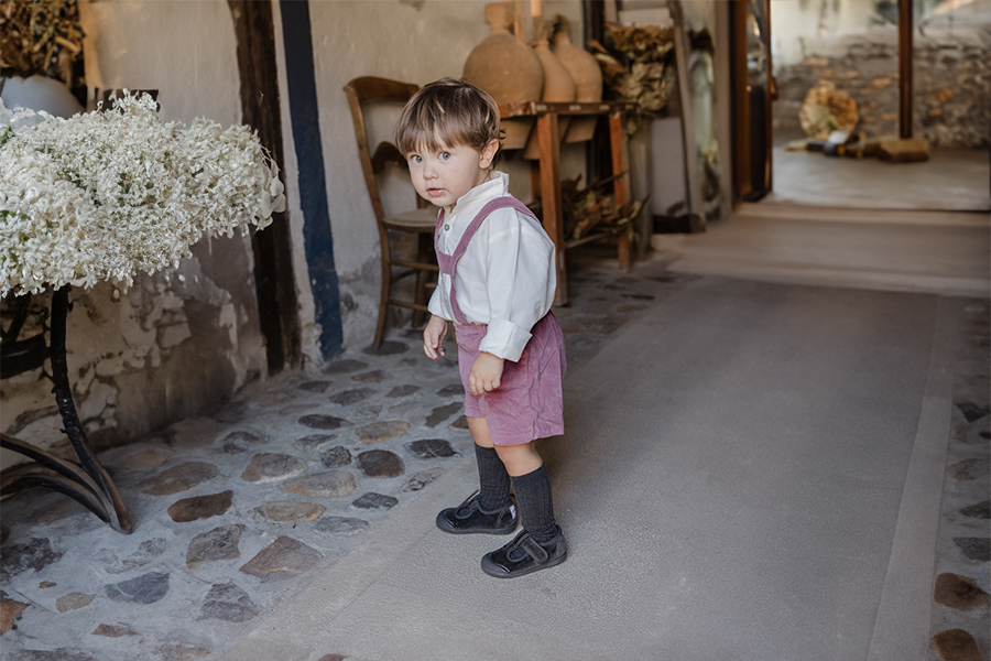 Scarpe occhio di bue barefoot velluto punta gomma