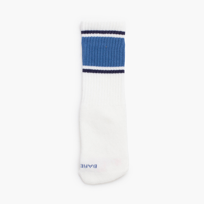 Calzini barefoot righe sport spugna Blu reale
