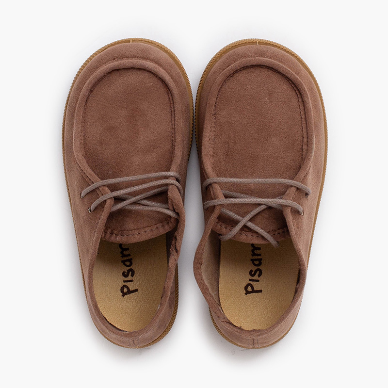 Scarpe da barca Wallaby suede bambino Taupe