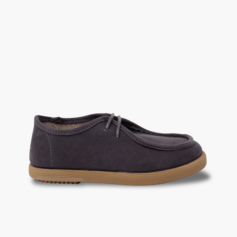 Scarpe da barca Wallaby suede bambino Grigio