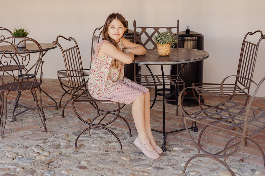 Ballerine con cinturino barefoot effetto suede fibbia donna