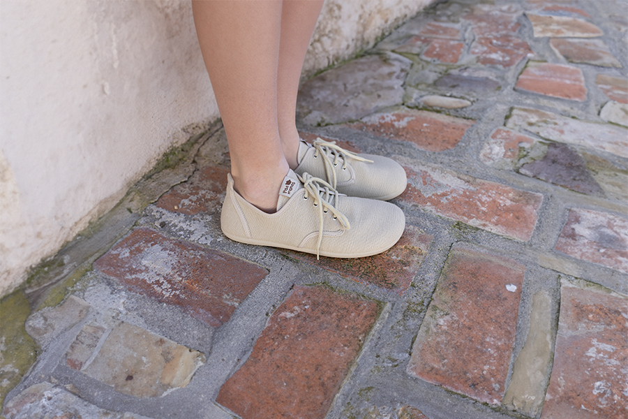 Blucher barefoot lino lacci taglie grandi