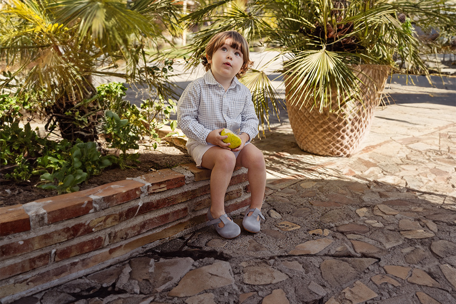 Scarpe occhio di bue barefoot camoscio bambino primi passi