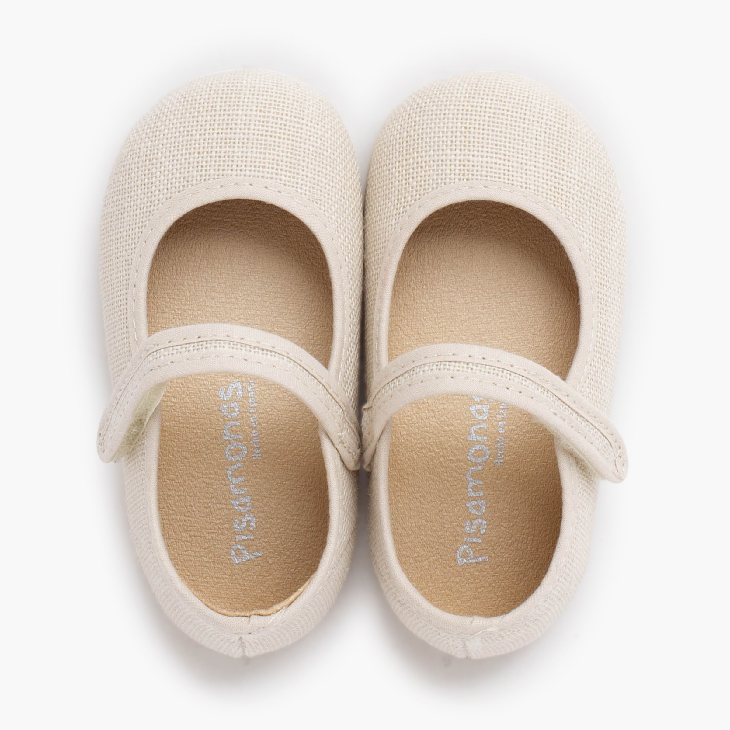 Scarpette Da Ballo Classico In Lino 'Classica' Per Bambini E Adulti | Suola Divisa E Fettuccia Elastica - Colori Bianco, Rosa, Nero