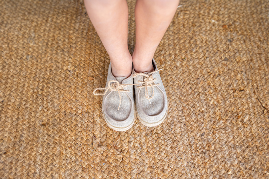 Scarpe da barca wallaby bambino juta