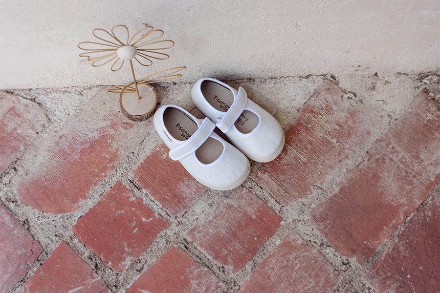 Ballerine con cinturino Bambina Barefoot Luccicanti