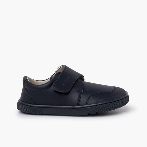 Scarpe Scuola Barefoot Bambino Punta Rinforzata Blu