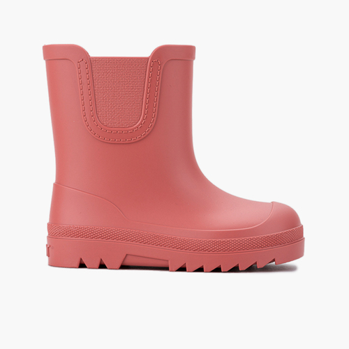 Stivali pioggia barefoot wide tipo Chelsea Corallo