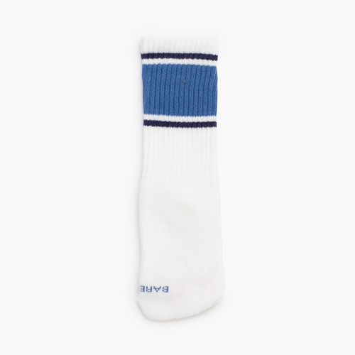 Calzini barefoot righe sport spugna Blu reale