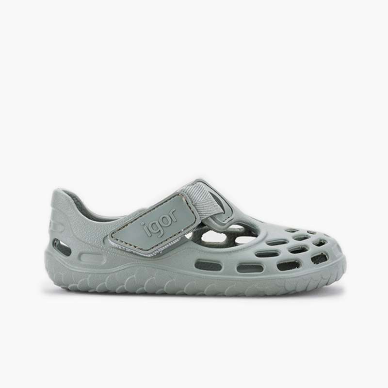 Sandali gomma tipo zoccolo barefoot Tijuca extra leggeri Verde