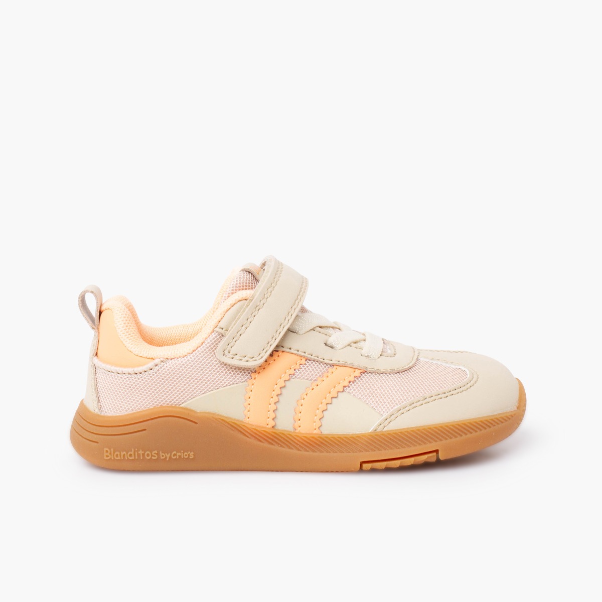 Sneakers Blanditos lacci elastici chiusura strappo Sabbia