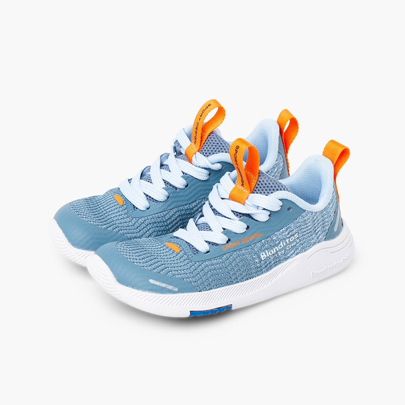 Sneakers Blanditos lacci tessuto a rete Blu jeans