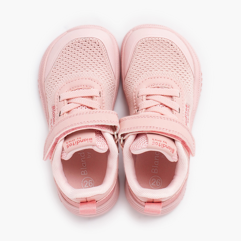 Sneakers Blanditos tessuto a rete chiusura strappo Rosa
