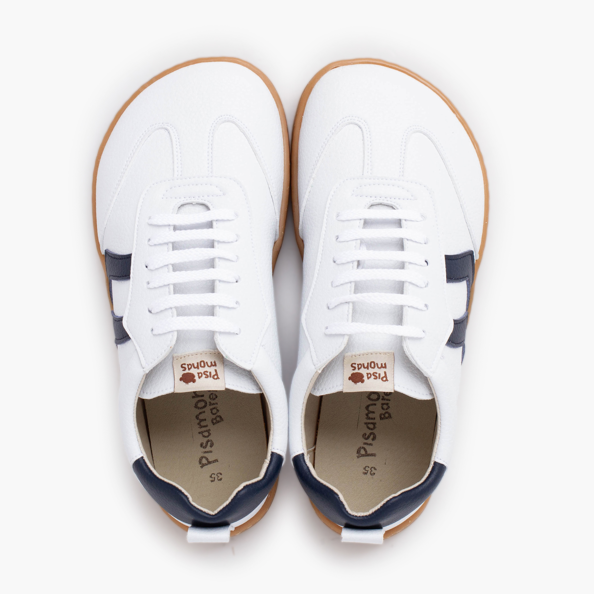 Sneakers barefoot lacci taglie grandi Blu