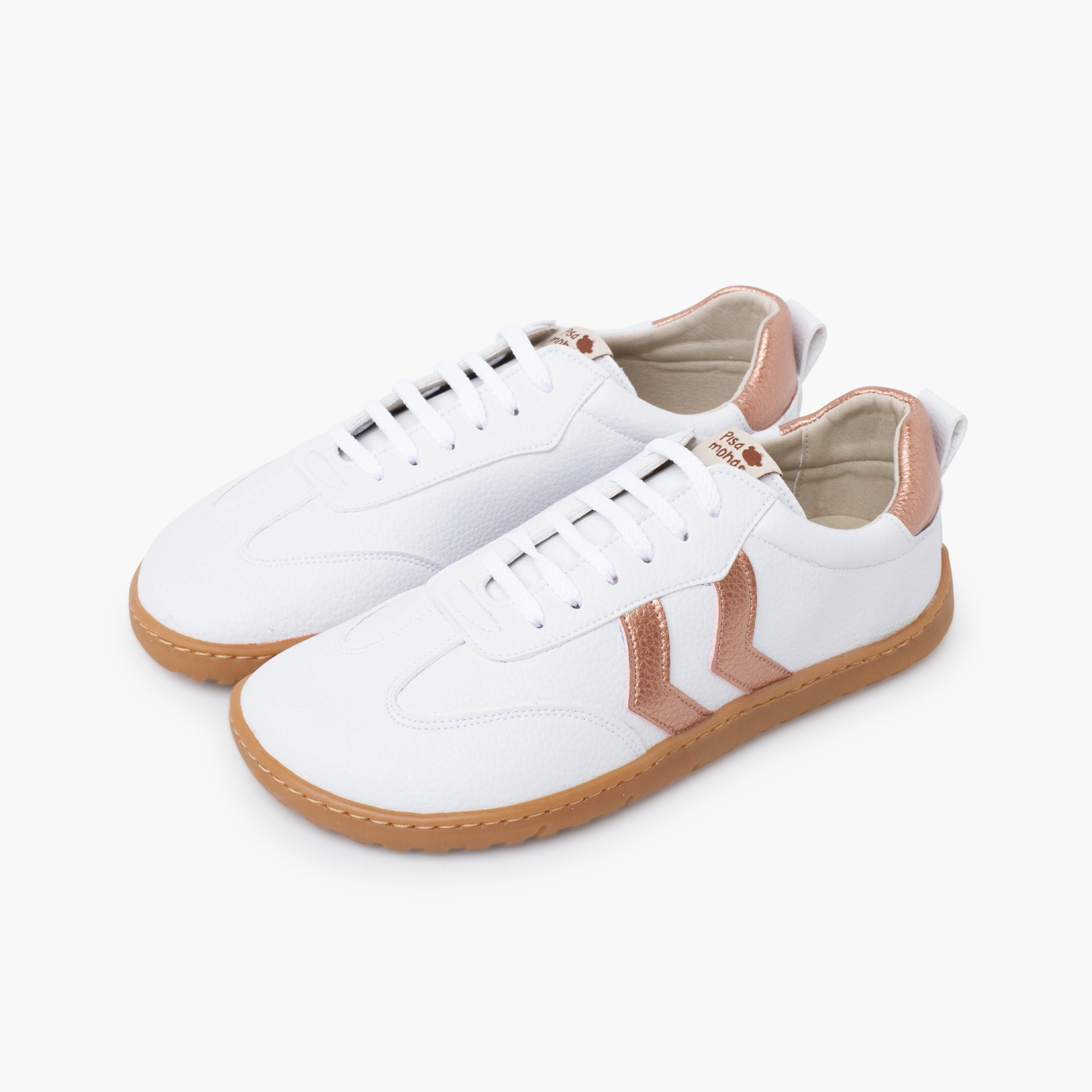 Sneakers barefoot lacci taglie grandi Bronzo