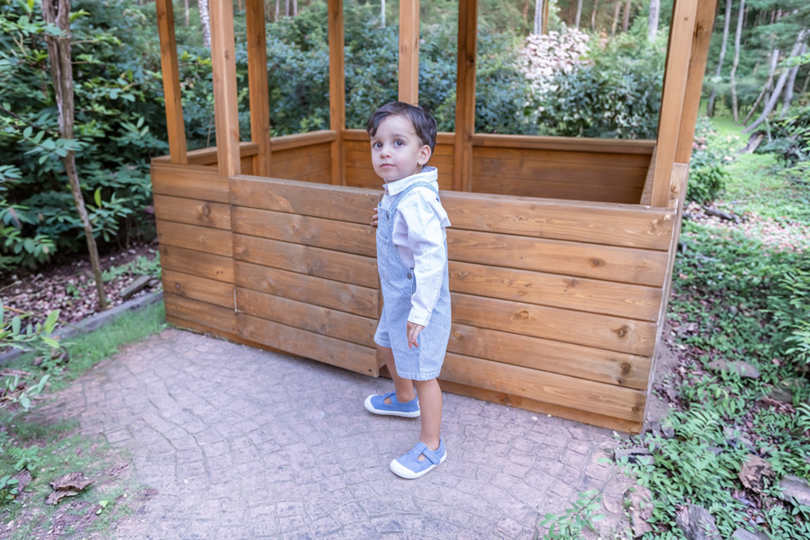 Scarpe occhio di bue barefoot tela lavata bambino