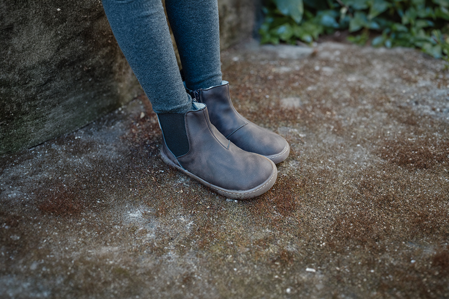 Stivaletti barefoot effetto vissuto bambini