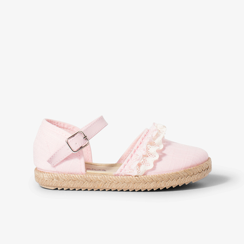 Espadrillas con pizzo  Rosa
