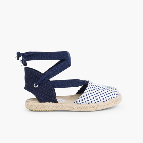 Espadrillas Puntini Blu