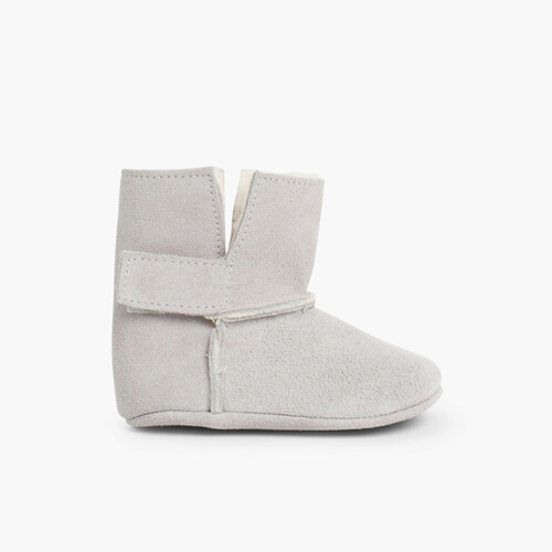 Scarpe neonato stile eschimese  Grigio