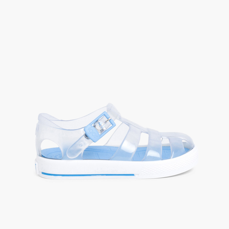 Sandali granchietti Igor modello Tenis Cielo Blu