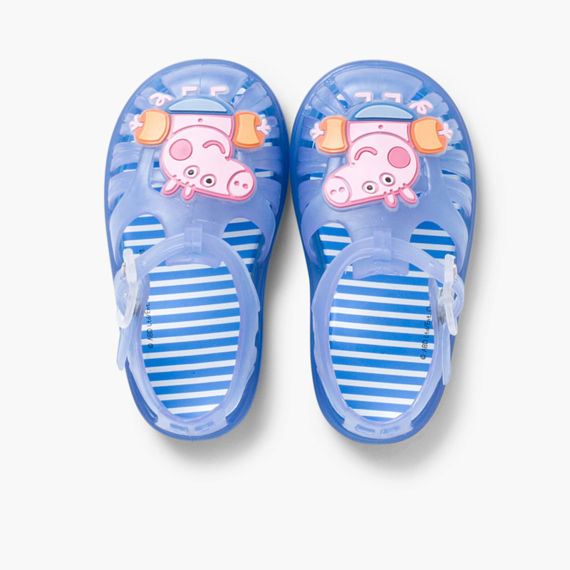 Sandali granchietti bambino di George Pig Azzurro