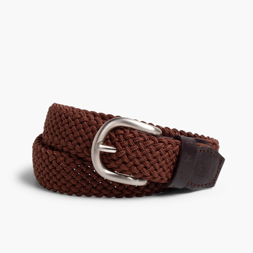 Cintura elastica intrecciata bambini Marrone