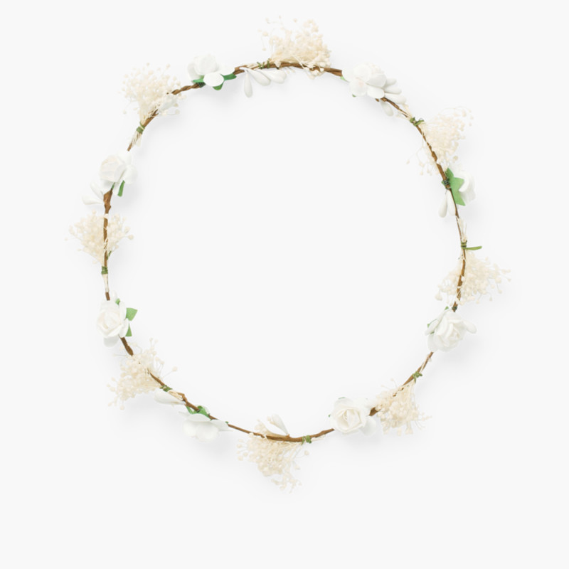 Fascia di fiori e gypsophila Bianco