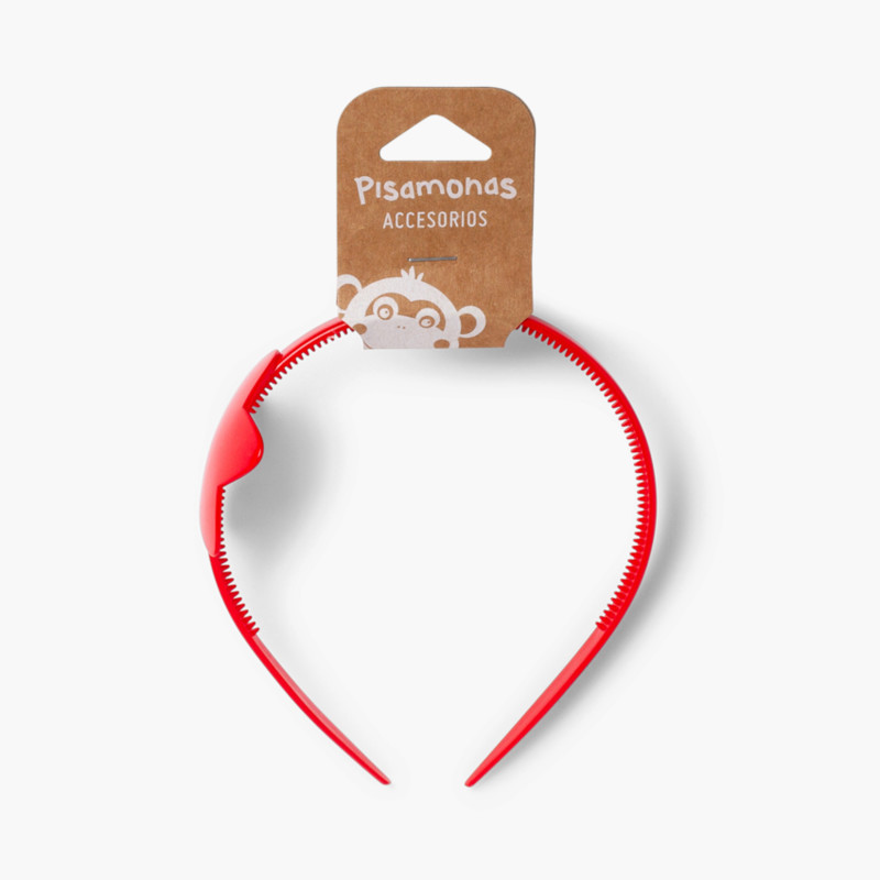  Cerchietto con Stella Bambina Rosso