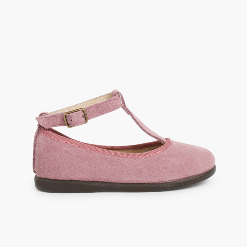 Scarpe bambina con chiusura a cinturino  Melanzana
