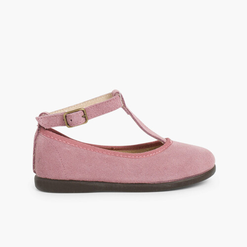 Scarpe bambina con chiusura a cinturino  Melanzana