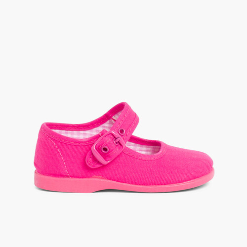 Scarpe di tela per bambine Fucsia